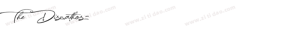 The Disnathos字体转换